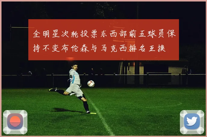 全明星次轮投票东西部前五球员保持不变布伦森与马克西排名互换